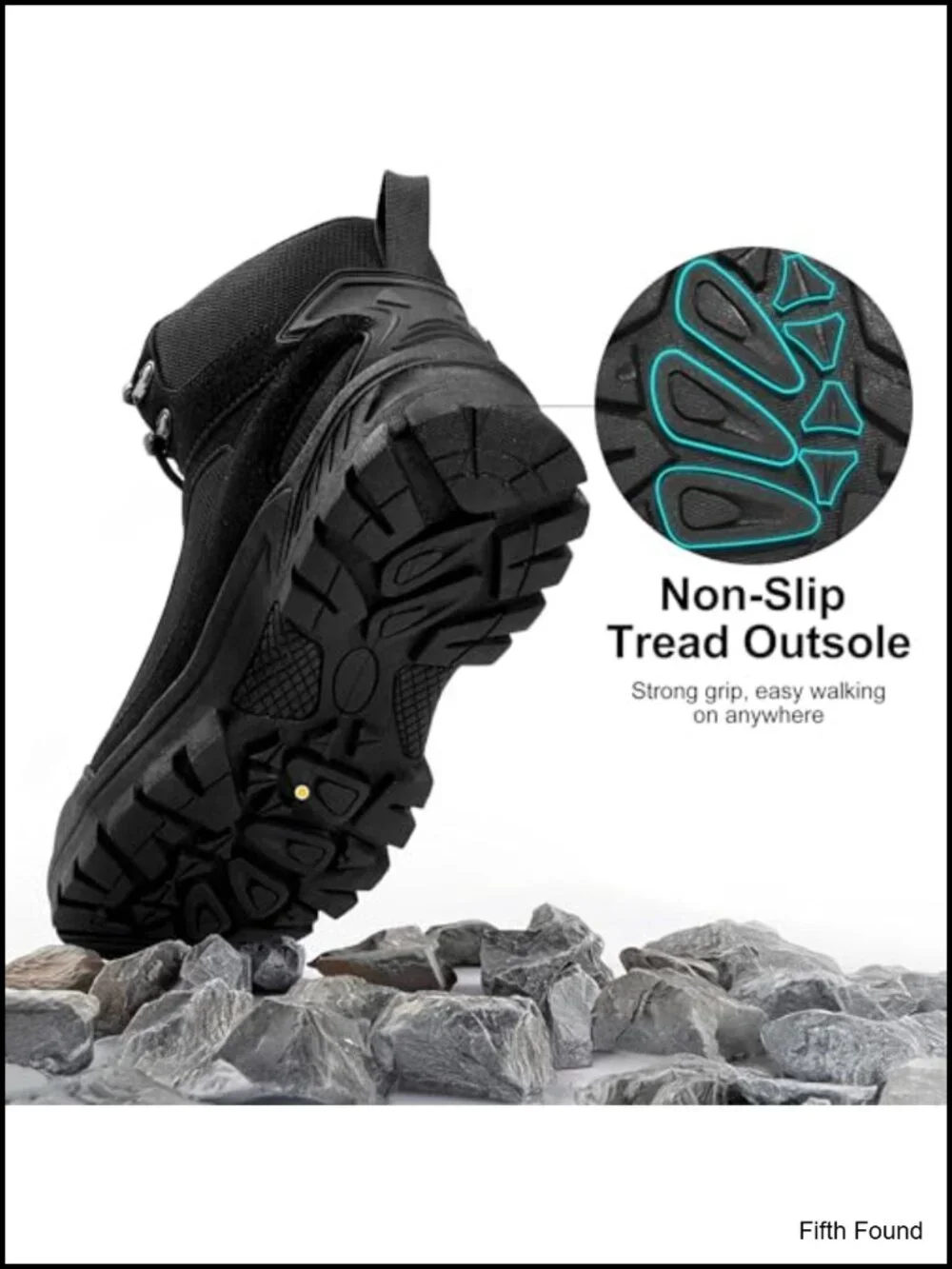 Lightweight Hiking Boots Non-Slip Outdoor Trekking Shoes Ankle Support Men's